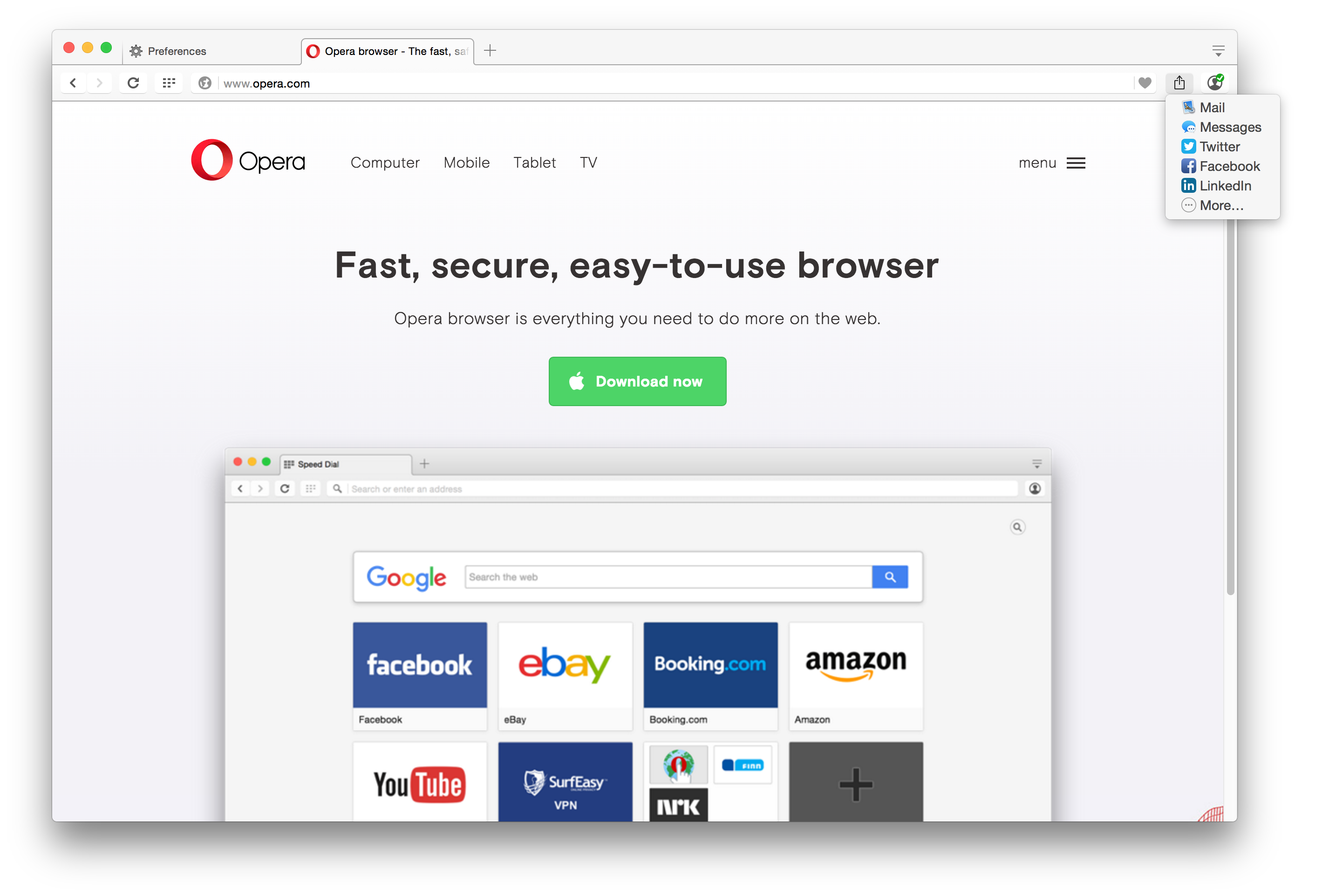 Opera browser for mac download